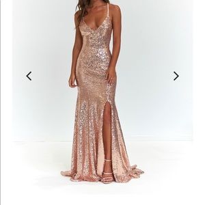 Formal Rose Gold gown